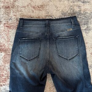 KanCan Dark Wash Straight Leg Jeans - Blue